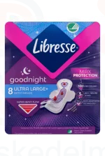 Libresse egészségügyi betét 8 db Ultra Goodnight szárnyas Kép