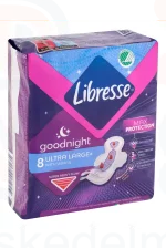 Libresse egészségügyi betét 8 db Ultra Goodnight szárnyas Kép