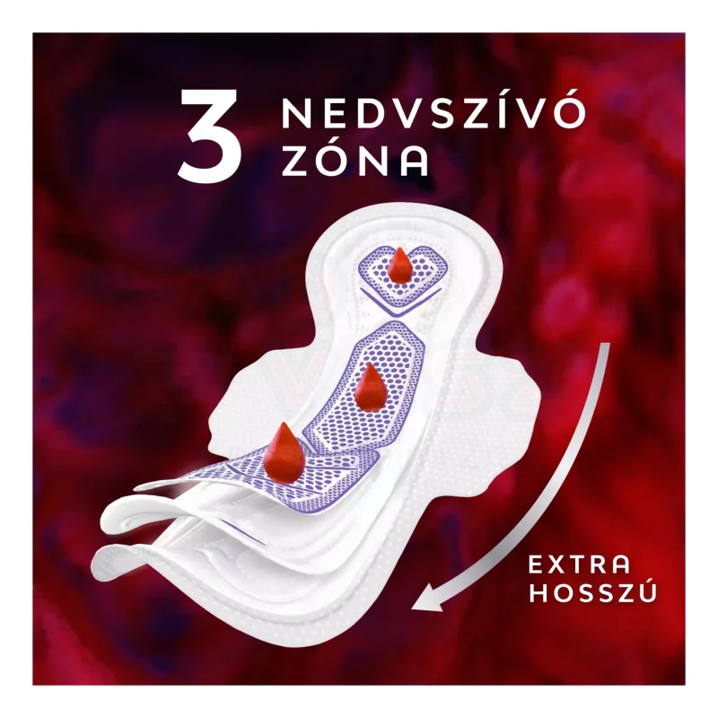 Libresse egészségügyi betét 8 db Ultra Goodnight szárnyas Kép