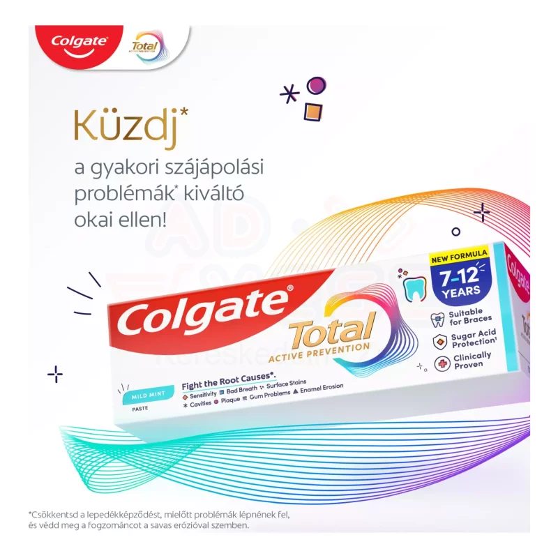 COLGATE gyerek fogkrém Total Junior 50 ml 7-12 éves Kép