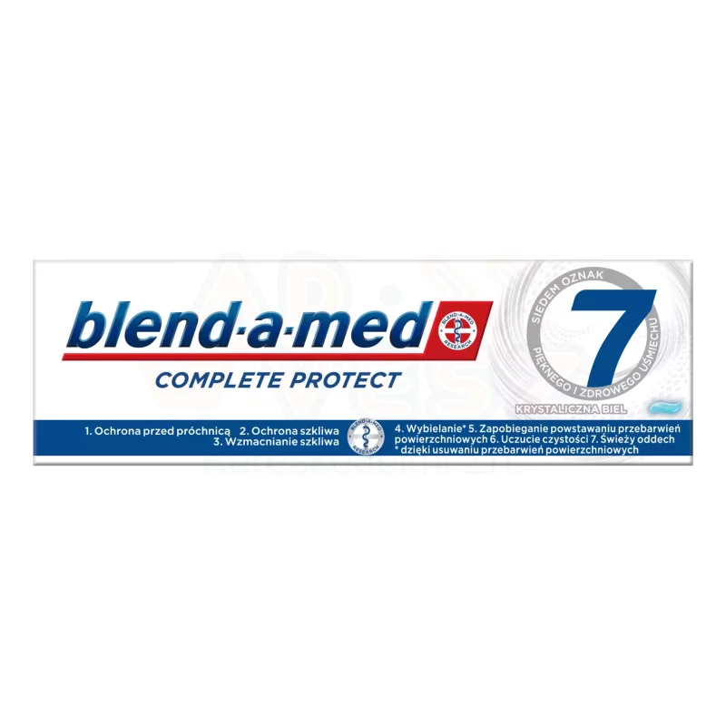 Blend-A-Med fogkrém 75 ml Complete Crystal White Kép