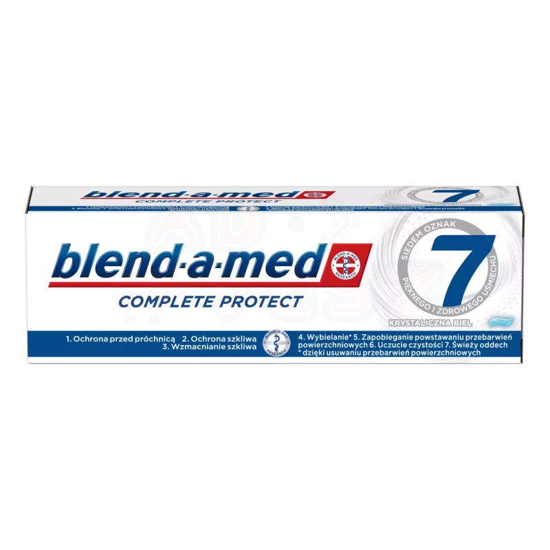 Blend-A-Med fogkrém 75 ml Complete Crystal White Kép