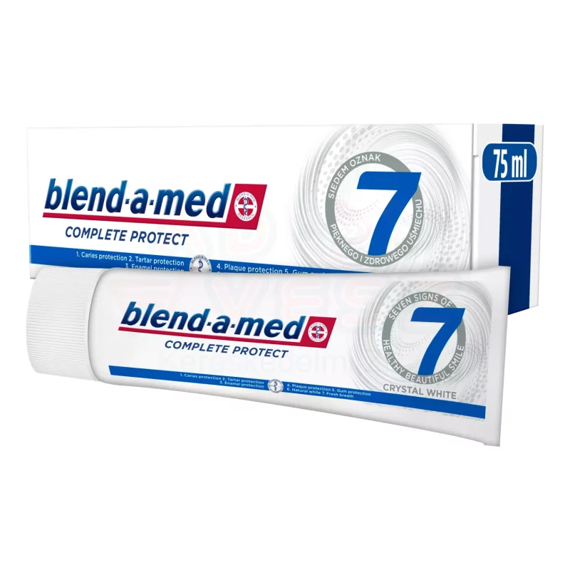 Blend-A-Med fogkrém 75 ml Complete Crystal White Kép