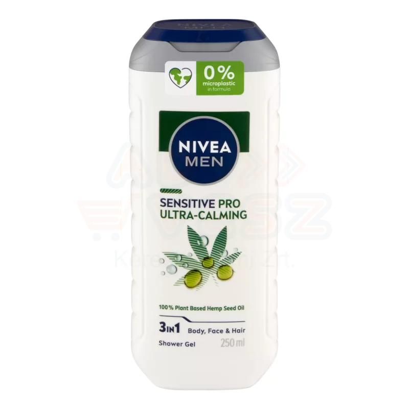 NIVEA MEN tusfürdő 250 ml Sensitive Pro Ultra-Calming Kép