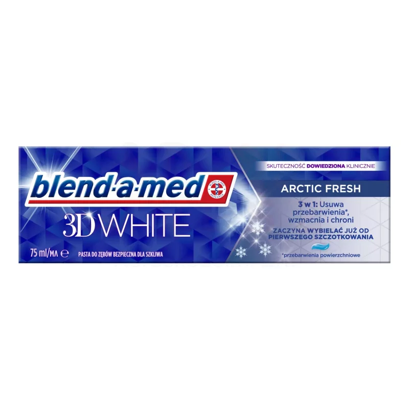 Blend-A-Med fogkrém 75 ml 3D White Arctic Fresh Kép