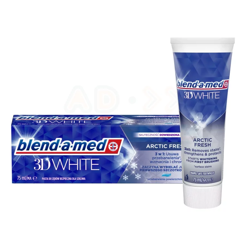 Blend-A-Med fogkrém 75 ml 3D White Arctic Fresh Kép