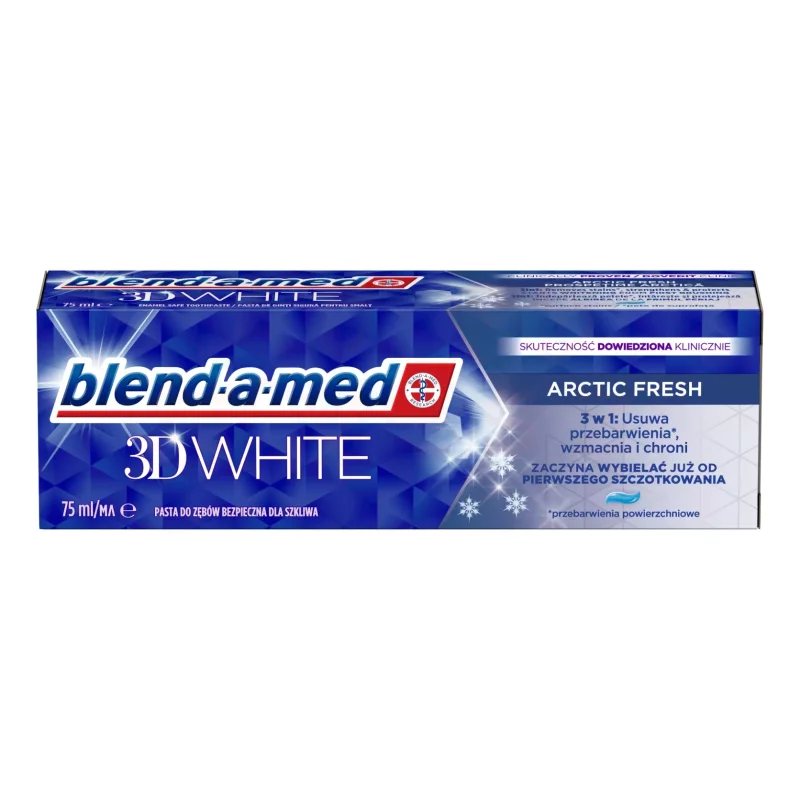 Blend-A-Med fogkrém 75 ml 3D White Arctic Fresh Kép