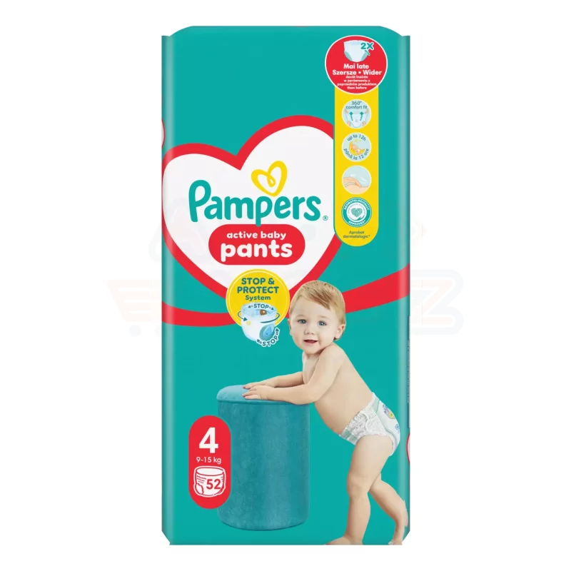 Pampers Pants nadrágpelenka JumboPack 4méret 52 db Kép