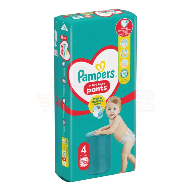 Pampers Pants nadrágpelenka JumboPack 4méret 52 db Kép