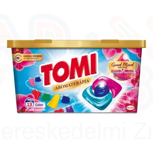 Tomi Power Caps mosókapszula 13 db Aromaterápia Orchidea & Makadámia Color