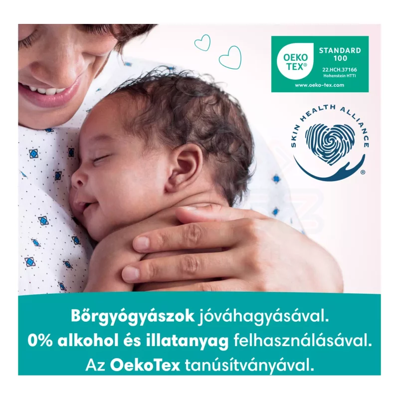 Pampers törlőkendő 52 db Sensitive 0%plastic Kép