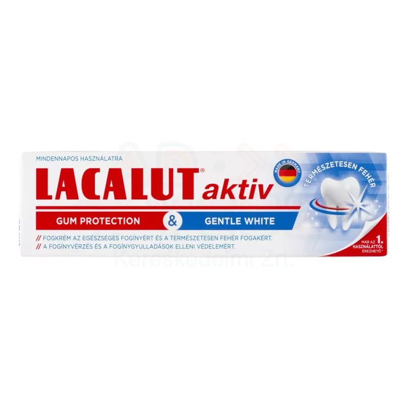 Lacalut fogkrém 75 ml Gum protection & gentle white Aktiv Kép