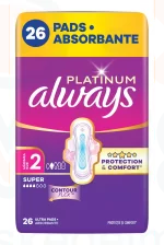 Always egészségügyi betét Platinum Super 26 Kép