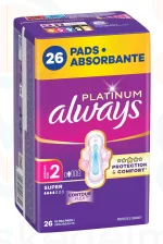Always egészségügyi betét Platinum Super 26 Kép