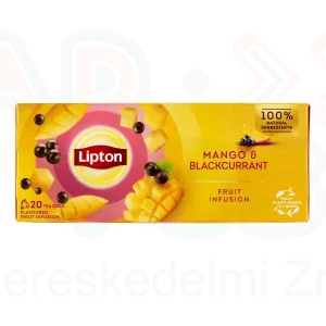 LIPTON tea 20 filter Mangó-Feketeribizli