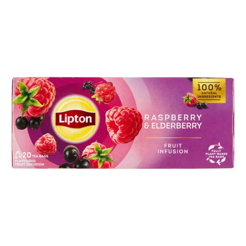 LIPTON tea 20 filter Málna-Bodza Kép
