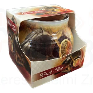 Üvegpoharas illatgyertya 70 g Forraltbor