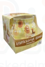 Üvegpoharas illatgyertya 70 g Karácsonyi gömb Kép