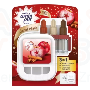 AmbiPur 3Volution elektromos légfrissítő alapcsomag Spiced Apple 20 ml