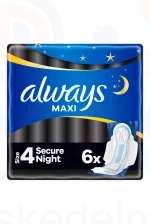 Always egészségügyi betét Thick Maxi Night 6 db Kép