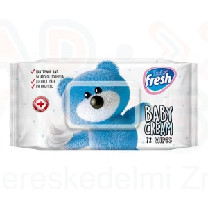 FRESH Baby törlőkendő Cream 72 db flip-top