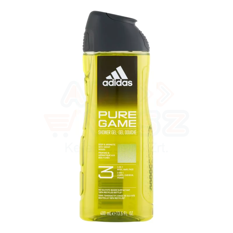 ADIDAS Férfi Tusfürdő 400 ml Pure Game Kép