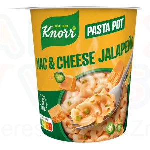 KNORR Snack tészta 63 g Mac&Cheese Jalapeno