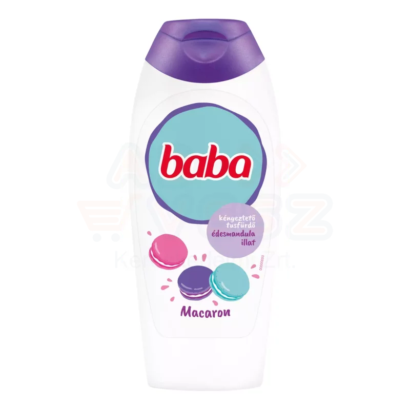 BABA tusfürdő 400 ml Édes mandula és Macaron Kép