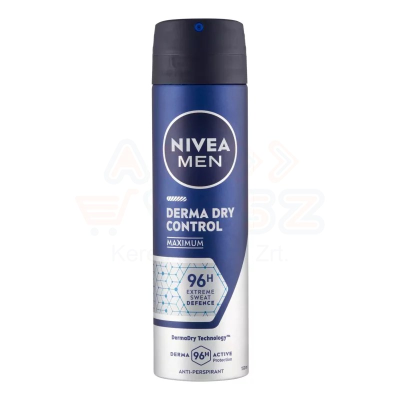 NIVEA MEN Deo spray 150 ml Derma Dry Control Kép