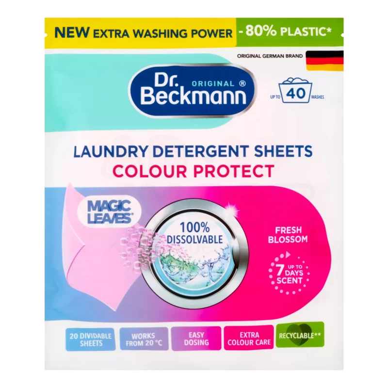 Dr. Beckmann Magic Leaves mosókendő Colour M 20 db Kép