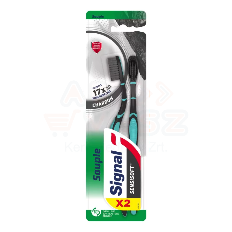 SIGNAL fogkefe Charcoal soft duopack Kép