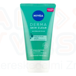 NIVEA Derma Skin Clear Tisztító Hatású Bőrradír 150 ml