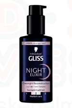 Gliss éjszakai hajpakolás 100 ml Sérült és töredezett hajra 2 Kép