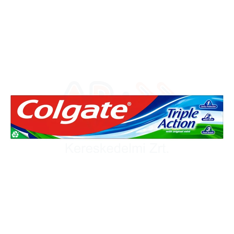 COLGATE fogkrém Triple action 75 ml Kép