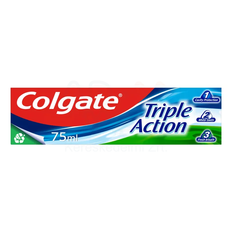 COLGATE fogkrém Triple action 75 ml Kép