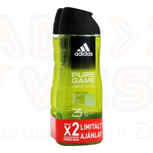 ADIDAS Férfi Tusfürdő DUO 2x400 ml Pure Game