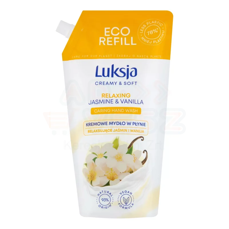Luksja folyékony szappanutántöltő 900 ml Jasmine&Vanilla Kép