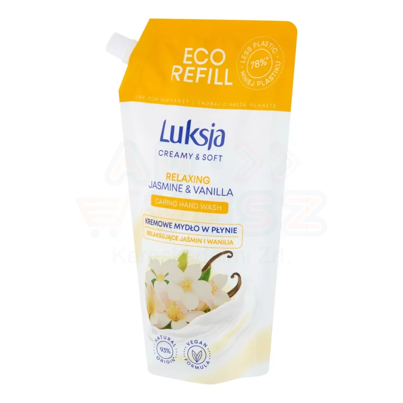 Luksja folyékony szappanutántöltő 900 ml Jasmine&Vanilla Kép