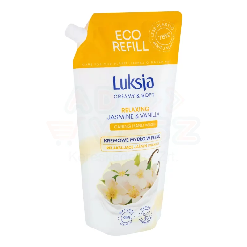 Luksja folyékony szappanutántöltő 900 ml Jasmine&Vanilla Kép