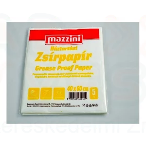 MAZZINI Háztartási Zsírpapír íves 40x60cm 5 ív