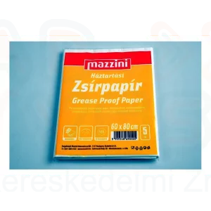 MAZZINI Háztartási Zsírpapír íves 60x80cm 5 ív