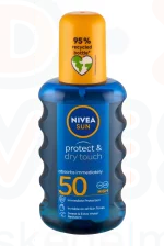 NIVEA SUN FF50 Protect & Dry Touch Napozó Spray 200 ml Kép