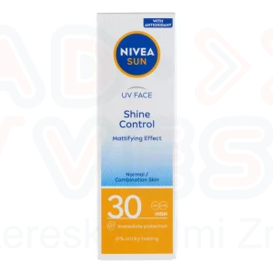 NIVEA SUN FF30 Shine Control Napozó arckrém 50 ml