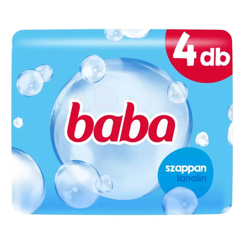 BABA szappan 4x90 g Lanolinos Kép