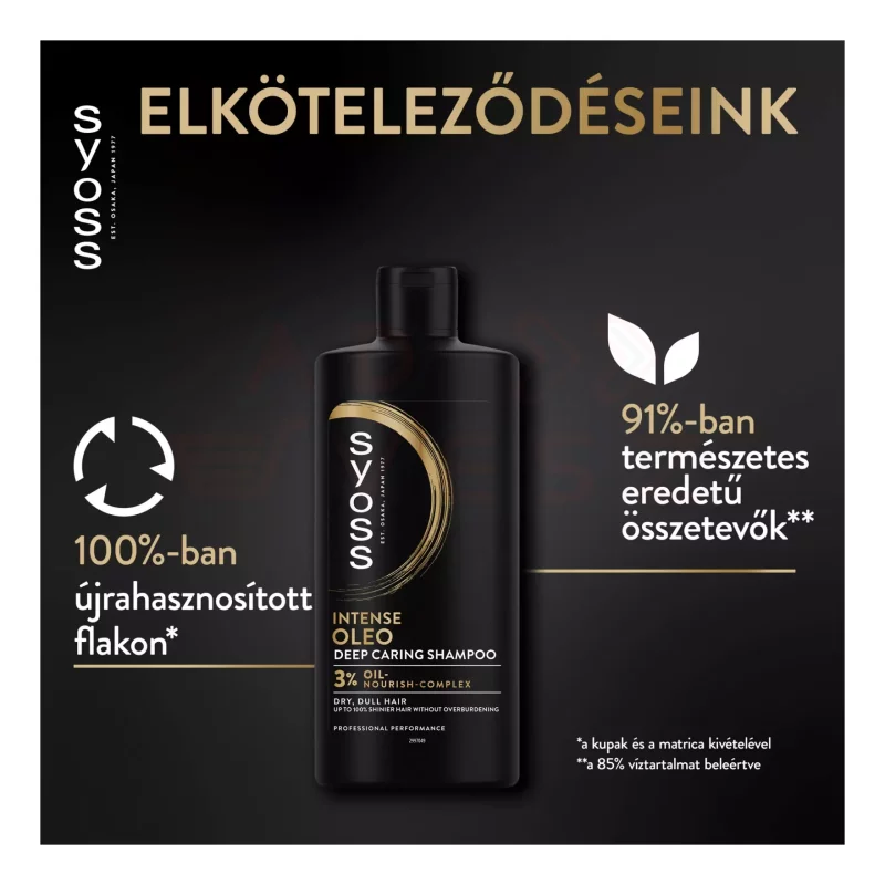 Syoss sampon 440 ml Oleo Intense Kép