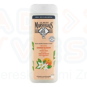 Le Petit Marseillais krémtusfürdő 400 ml Organikus narancsvirág