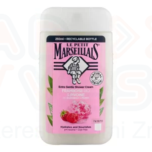 Le Petit Marseillais krémtusfürdő 250 ml Málna & bazsarózsa