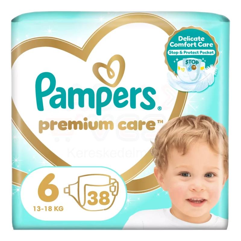 Pampers Premium Care pelenka 6méret 38 db Kép