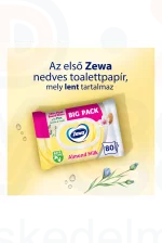Zewa nedves toalettpapír Big Pack 80 db Almond Milk Kép