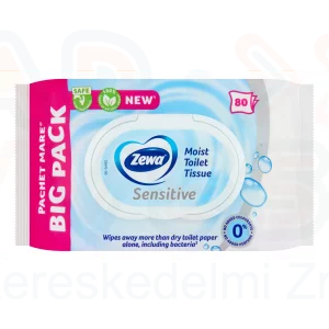 Zewa nedves toalettpapír Big Pack 80 db Sensitive